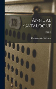 Annual Catalogue; 1922-23 Annual Catalogue; 1922-23