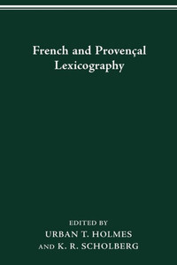 French And Proven?al Lexicography French And Proven?al Lexicography
