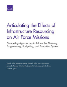 Articulating The Effects Of Infrastructure Resourcing On Air Force Missions: Competing Approaches To Inform The Planning, Programming, Budgeting, And Execution System Articulating The Effects Of Infrastructure Resourcing On Air Force Missions: Competing Approaches To Inform The Planning, Programming, Budgeting, And Execution System