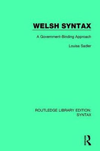 Welsh Syntax (Routledge Library Editions: Syntax) Welsh Syntax (Routledge Library Editions: Syntax)
