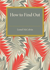 How to Find Out How to Find Out