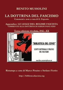 LA DOTTRINA DEL FASCISMO - terza edizione riveduta (Italian Edition) LA DOTTRINA DEL FASCISMO - terza edizione riveduta (Italian Edition)