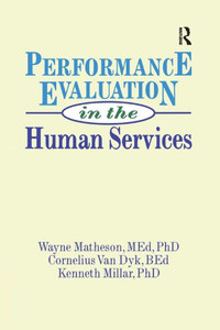 Performance Evaluation in the Human Services Performance Evaluation in the Human Services