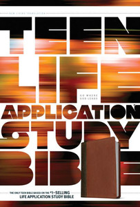Tyndale Nlt Teen Life Application Study Bible (Leatherlike, Brown), Nlt Study Bible With Notes And Features, Full Text New Living Translation