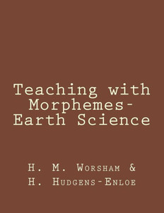 Teaching With Morphemes-Earth Science