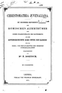 Chrestomathia Juvenaliana (German Edition) Chrestomathia Juvenaliana (German Edition)