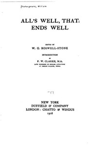 All'S Well, That Ends Well All'S Well, That Ends Well