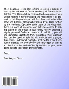 The Haggadah For The Generations 2016: Helping Connect The Seder To Your Family'S History