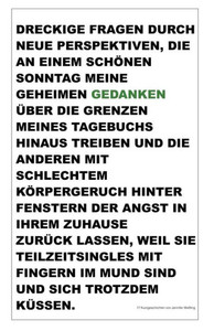 Dreckige Fragen Durch Neue Perspektiven...: 17 Kurzgeschichten (German Edition)