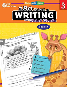 180 Days of Writing for Third Grade (Spanish) (180 Days of Practice) (Spanish Edition)