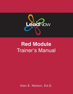 Leadnow Red Module Trainer'S Manual (Leadnow Training Curriculum Ages 10-13)