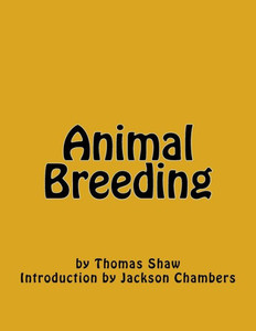 Animal Breeding Animal Breeding