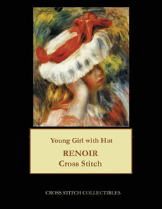 Young Girl With Hat: Renoir Cross Stitch Pattern Young Girl With Hat: Renoir Cross Stitch Pattern