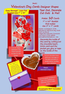 Valentine's Day Cards Designer Shapes, Tear Out, Decorate Cut Outs & Mail Book 1: Valentine's Day Cards Designer Shapes, Tear Out, Decorate Cut Outs & Mail Book 1