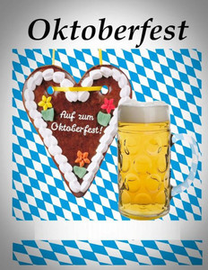 Oktoberfest: Malbuch Fur Erwachsene: Inspiration, Meditation Und Entspannung (German Edition)
