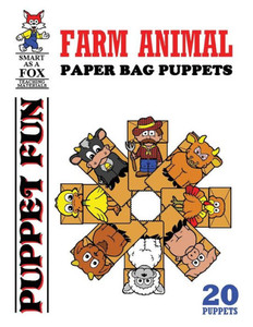 Farm Animal Paper Bag Puppets Farm Animal Paper Bag Puppets