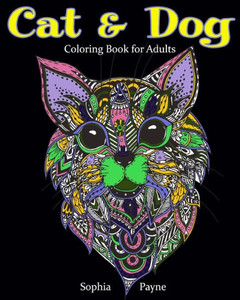 Cat & Dog Coloring Book For Adults