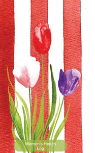 Women'S Health Log: Red Stripe Cover: Monitor Your Menstrual Cycle, Track Fertile Period And Diet With Our All In One Food & Lifestyle Journal, Keep ... Notebook For Mom, Teens Women And Girls.