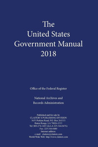 United States Government Manual 2018