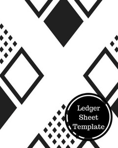 Ledger Sheet Template: 4 Column Columnar