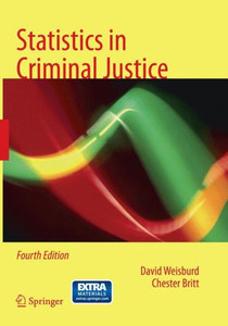Statistics In Criminal Justice Statistics In Criminal Justice