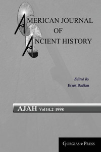 American Journal Of Ancient History 14.2 American Journal Of Ancient History 14.2