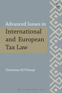 Advanced Issues In International And European Tax Law (Modern Studies In European Law)