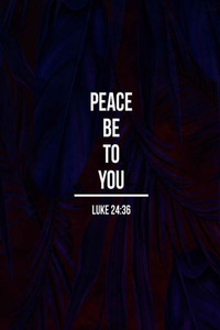 Peace Be To You: Bible Verse Quote Cover Composition Notebook Portable Peace Be To You: Bible Verse Quote Cover Composition Notebook Portable