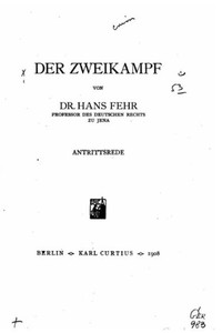 Der Zweikampf (German Edition)