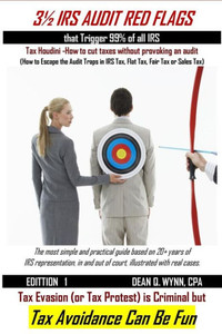 3-1/2 IRS Audit Red Flags: that Trigger 99% of All IRS Audits (IRS Problems & Solutions) 3-1/2 IRS Audit Red Flags: that Trigger 99% of All IRS Audits (IRS Problems & Solutions)