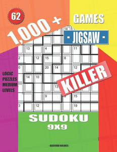 1,000 + Games jigsaw killer sudoku 9x9: Logic puzzles medium levels