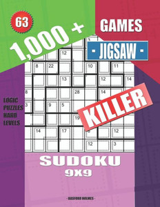 1,000 + Games jigsaw killer sudoku 9x9: Logic puzzles hard levels