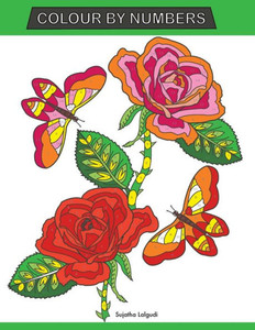 Colour by Numbers: Large Print Colour By Number Butterflies, Birds, and Flowers Adult Colouring Book