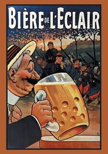 Carnet Ligné Bière de l'Eclair (Bnf Affiches) (French Edition)