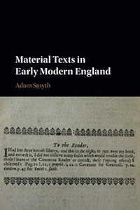 Material Texts in Early Modern England Material Texts in Early Modern England