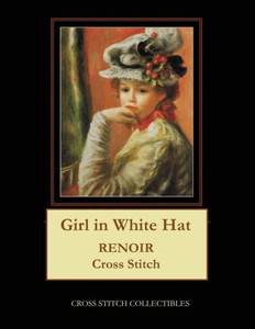 Girl in White Hat: Renoir Cross Stitch Pattern Girl in White Hat: Renoir Cross Stitch Pattern