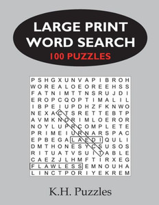 Large Print Word Search: 100 Puzzles Large Print Word Search: 100 Puzzles