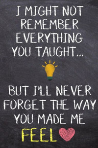 I Might Not Remember Everything You Taught: I Might Not Remember Everything You Taught