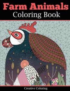 Farm Animals Coloring Book for Adults (Animal Coloring Books for Adults)