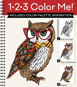 1-2-3 Color Me! (Adult Coloring Book With a Variety of Images - Owl Cover) 1-2-3 Color Me! (Adult Coloring Book With a Variety of Images - Owl Cover)