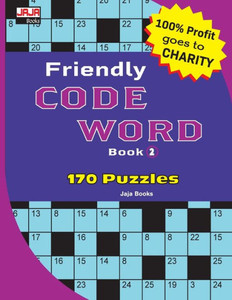 Friendly CODE WORD Book (170 Classic Brain Game Series: Coded Crossword Puzzles)