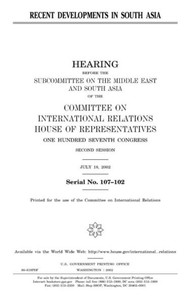 Recent Developments In South Asia