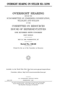 Oversight Hearing On Steller Sea Lions