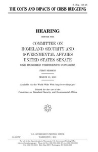 The Costs And Impacts Of Crisis Budgeting