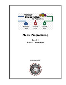 Visual Basic For Applications : Macro Programming Student Courseware