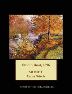 Studio Boat, 1896 : Monet Cross Stitch Pattern