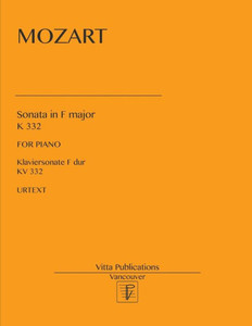 Sonata In F Major : K 332. Urtext Sonata In F Major : K 332. Urtext