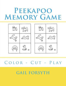 Peekapoo Memory Game : Color - Cut - Play