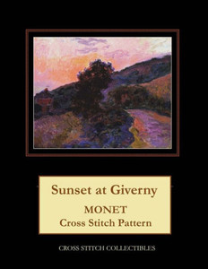 Sunset At Giverny : Monet Cross Stitch Pattern