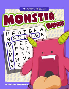 My First Word Search - Monster Words : Word Search Puzzle For Kids Ages 4 -6 Years